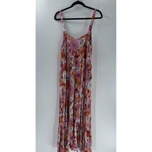 Women's Torrid Floral Super Soft Tiered Maxi Dress Size 1 1X